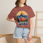 Born to Hit Balls Over Mountains T-Shirt — Unisex Vintage Mountain Comfort Colors Graphic Tee