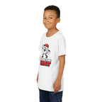 Heater "Bring The Heat" Youth Tee — Cute Baseball Mascot Kids Shirt