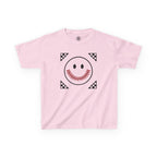 Kids T-Shirt — "Smily Baseball Seams Face" Baseball Tee