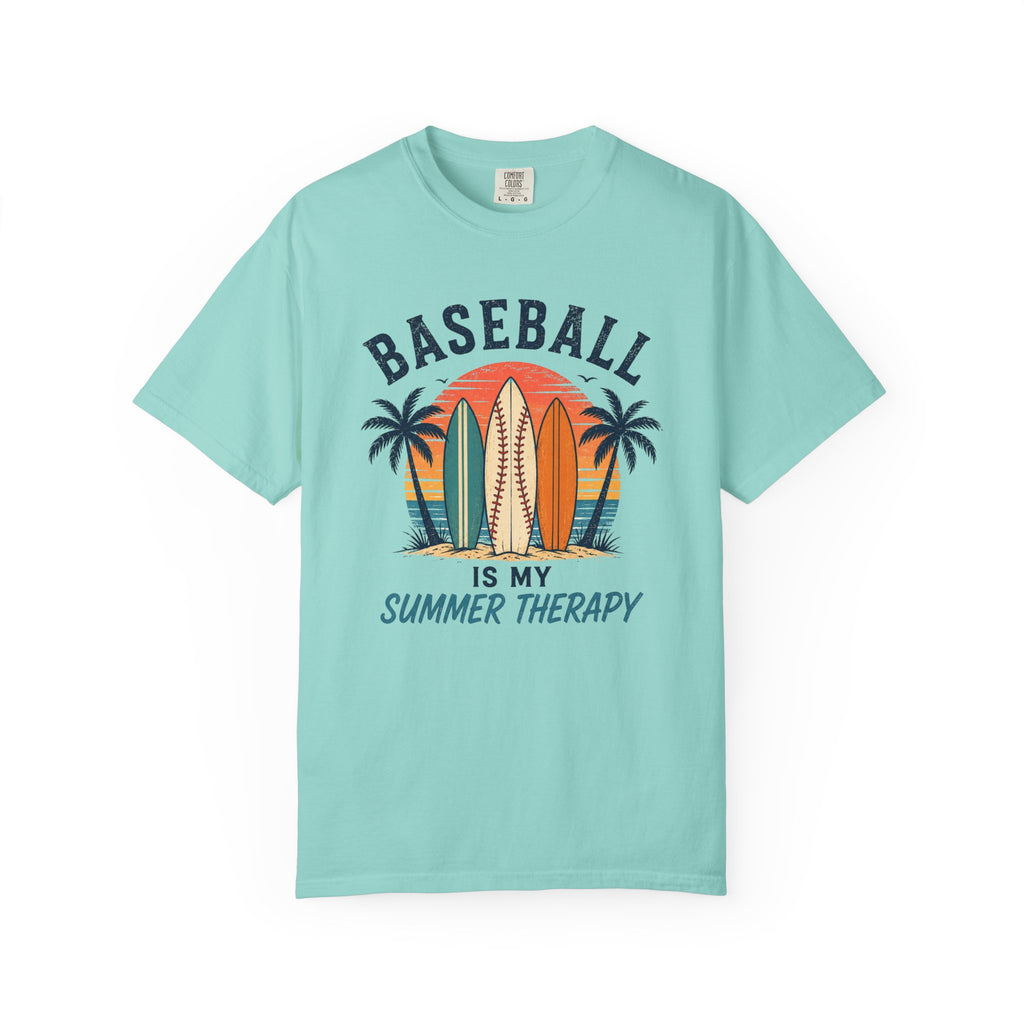 Baseball Is My Summer Therapy T-Shirt