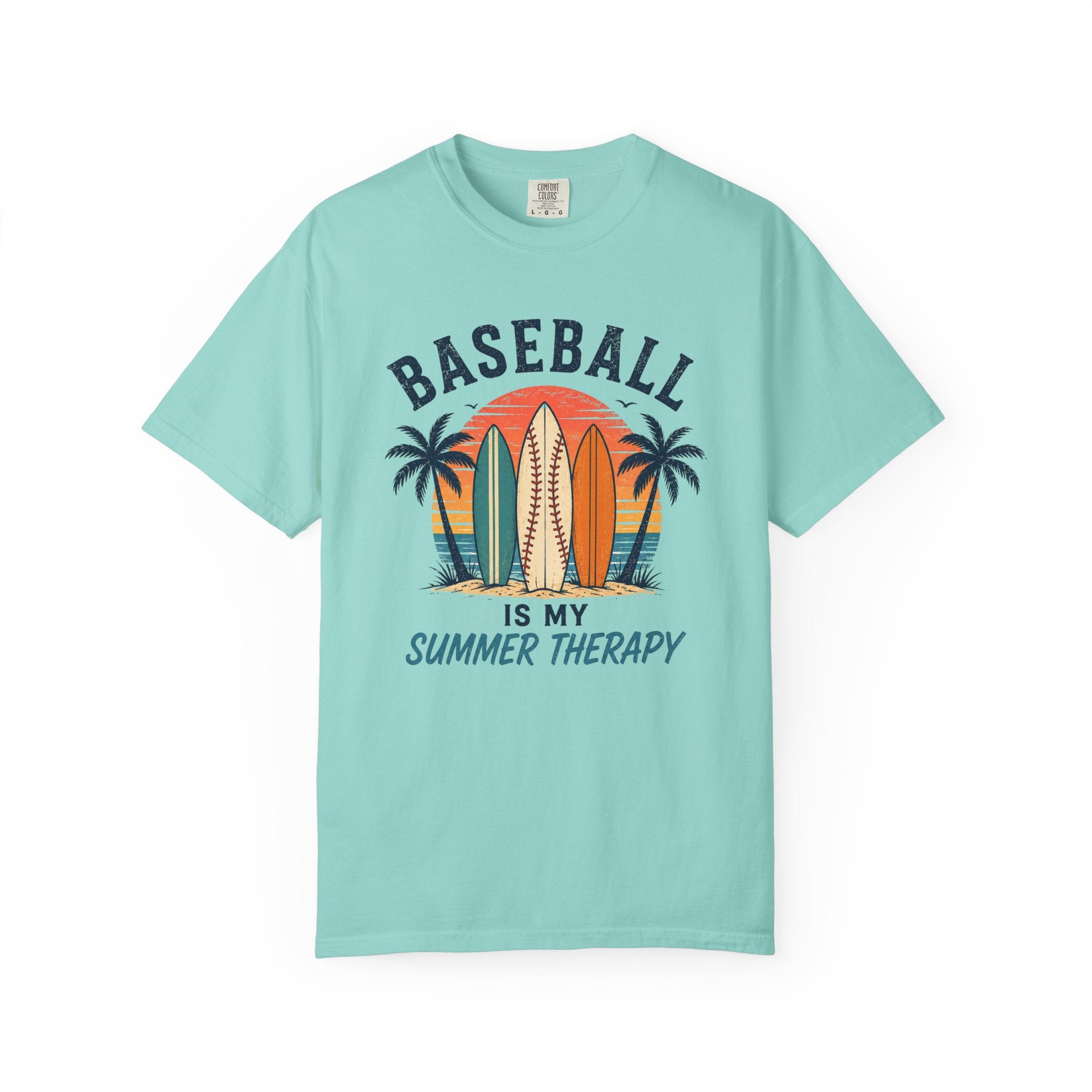 Baseball Is My Summer Therapy T-Shirt