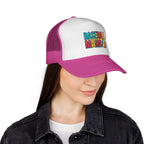 Baseball Mama Trucker Cap – Retro Colorful Softball Mom Hat