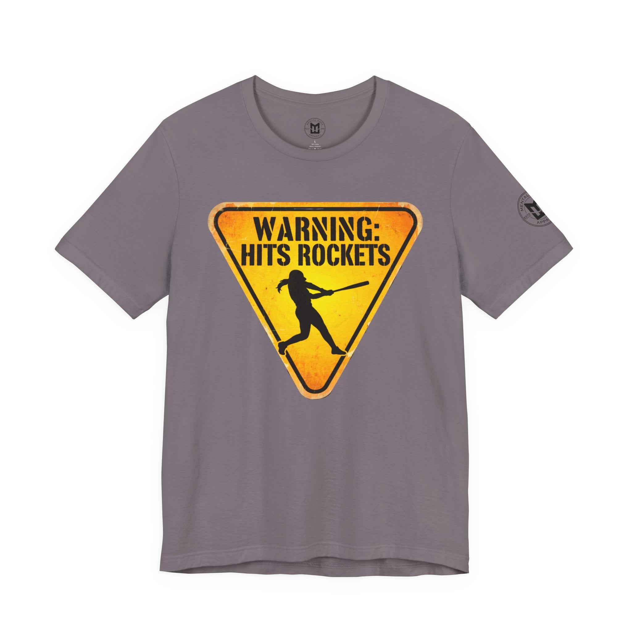 Warning: Hits Rockets Softball T-Shirt