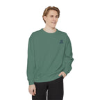 Baseball Sweatshirt — "Live Love Baseball" Vintage Sunset Crewneck Unisex