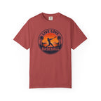Live Love Baseball T-Shirt — Vintage Sunset Baseball Tee