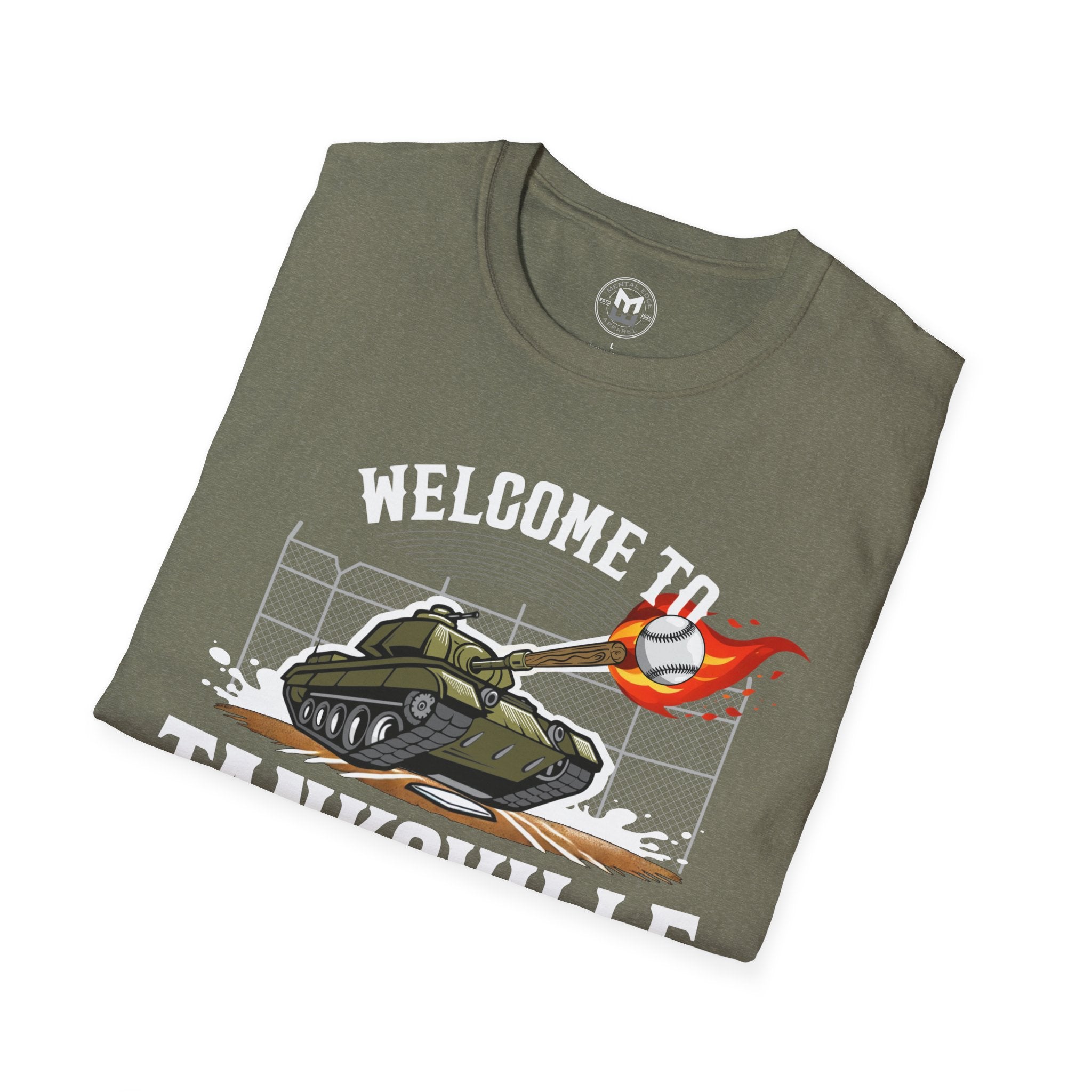 Welcome to Tanksville Tank Adult T-Shirt