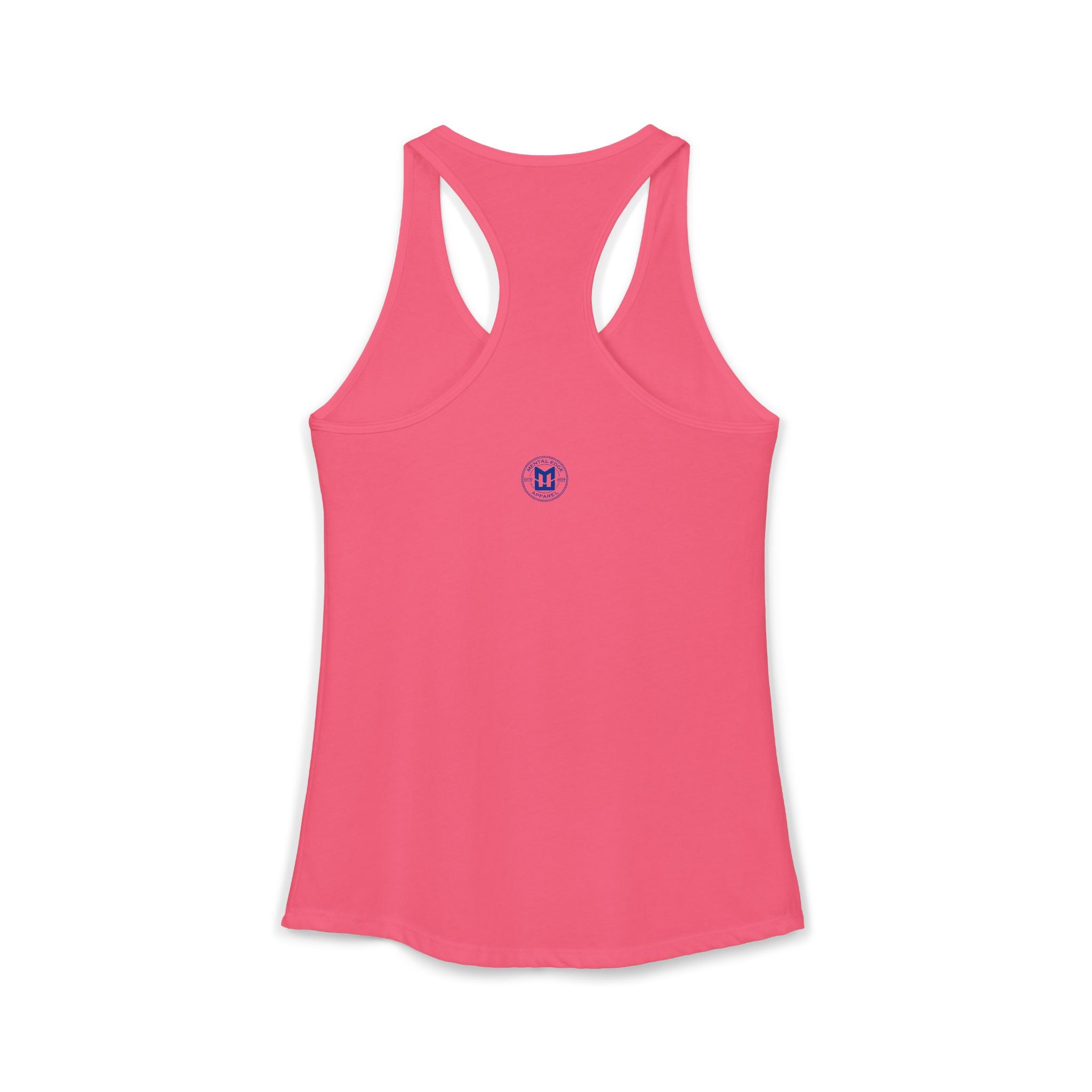 Relax He's 7 Baseball Mom Racerback Tank - Blue