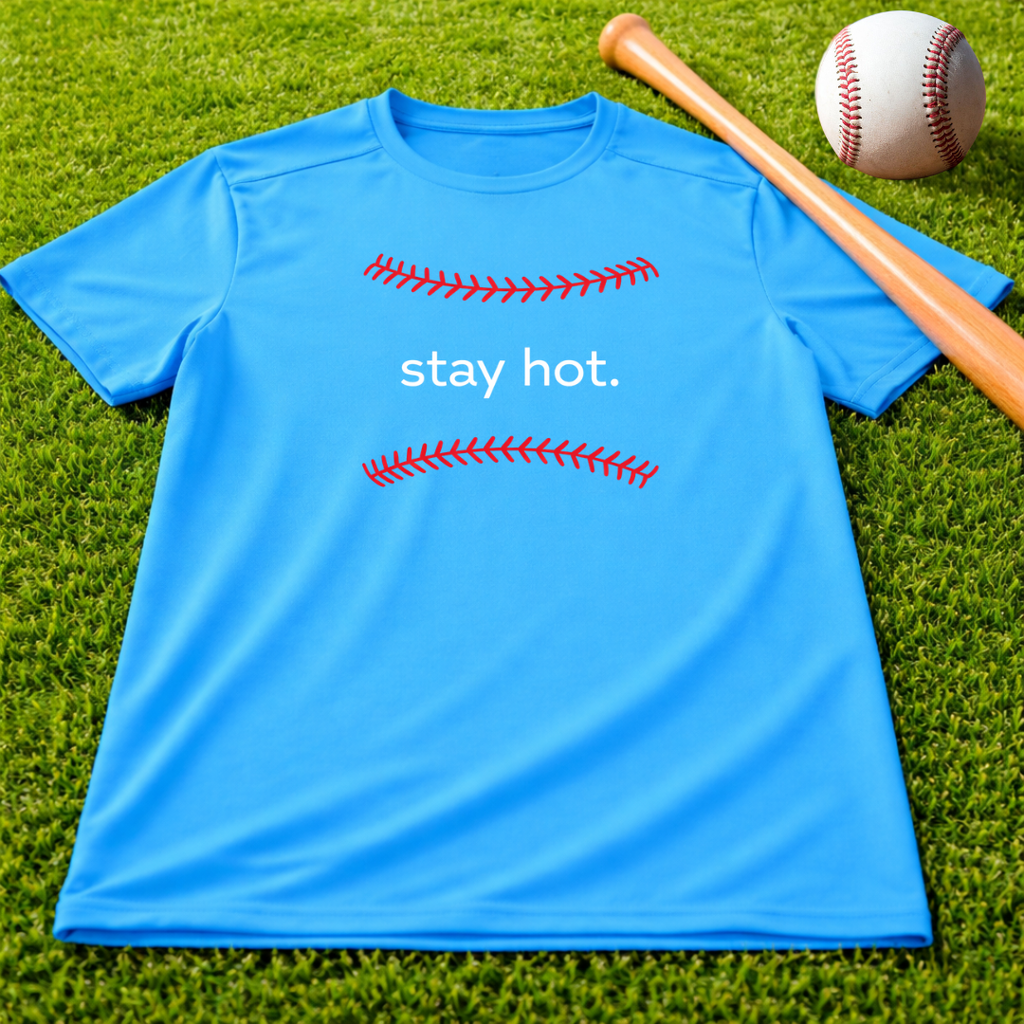 Youth Baseball "stay hot" Dri-Fit T-Shirt
