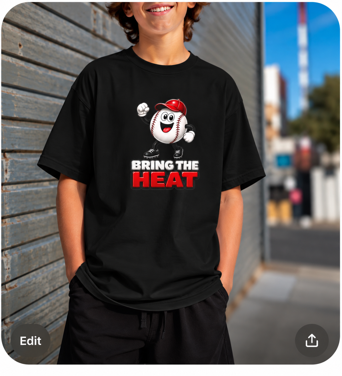 Youth Bring The Heat Dri-Fit Tee