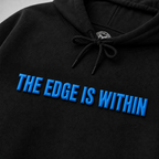 THE EDGE IS WITHIN Neon Blue Hoodie