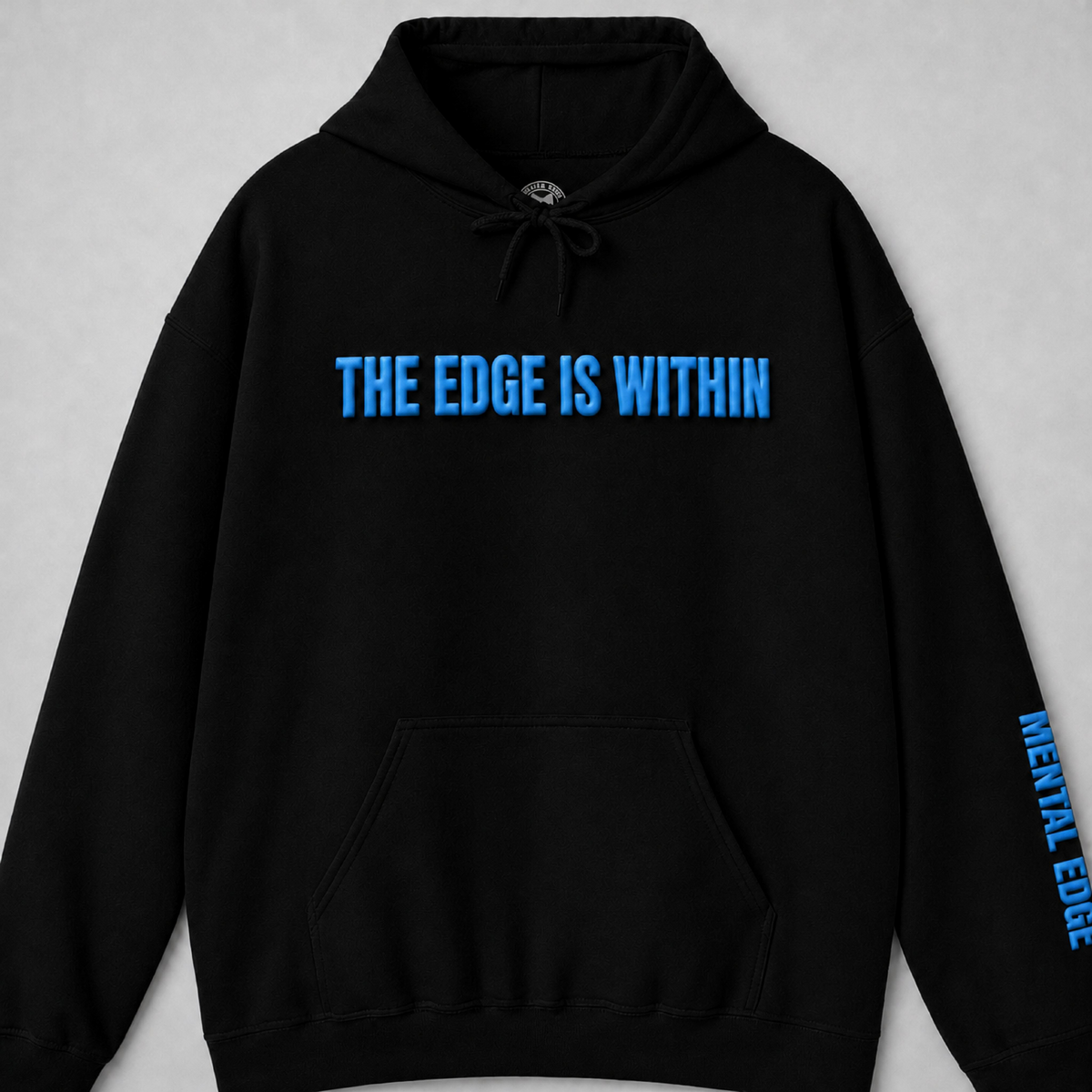 THE EDGE IS WITHIN Neon Blue Hoodie