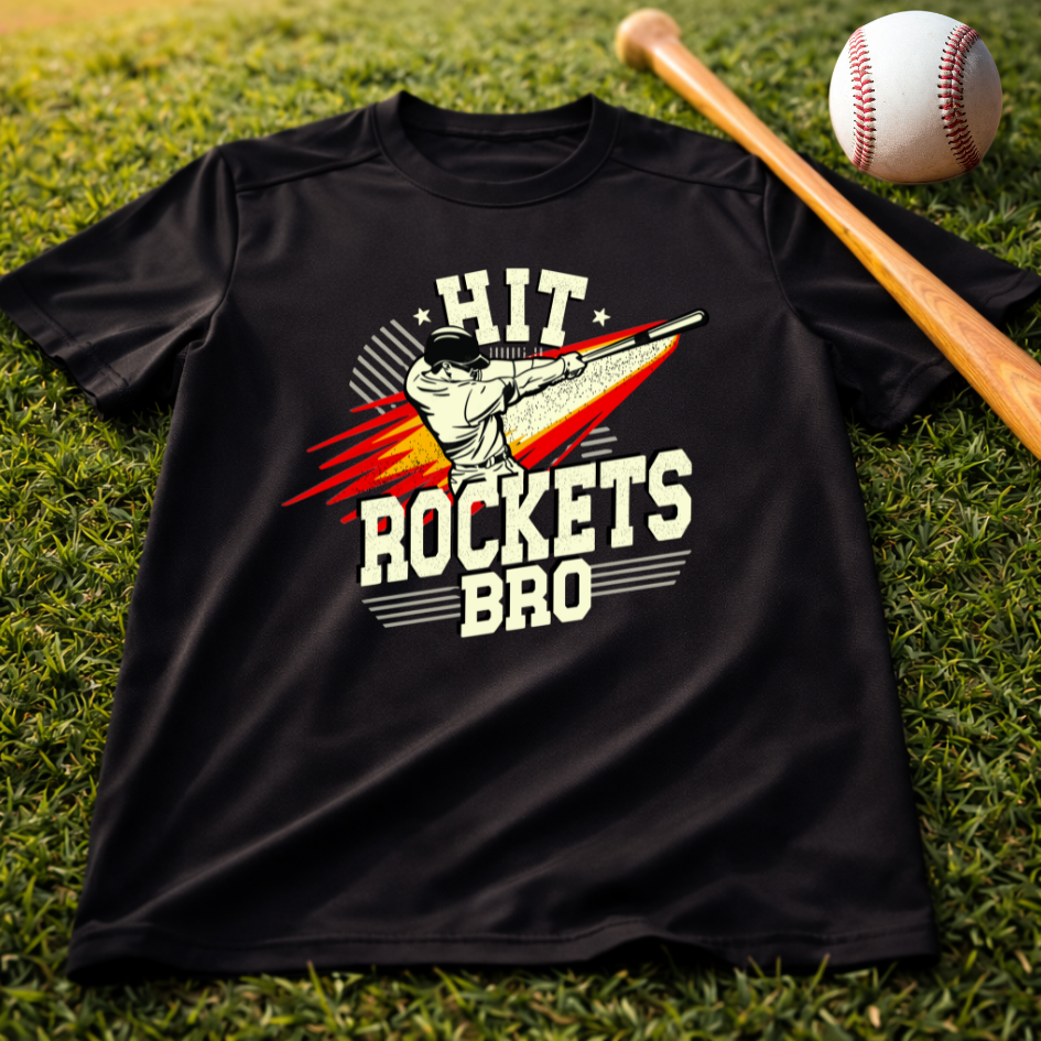 Youth "Hit Rockets Bro" Sports Dri Fit Shirt