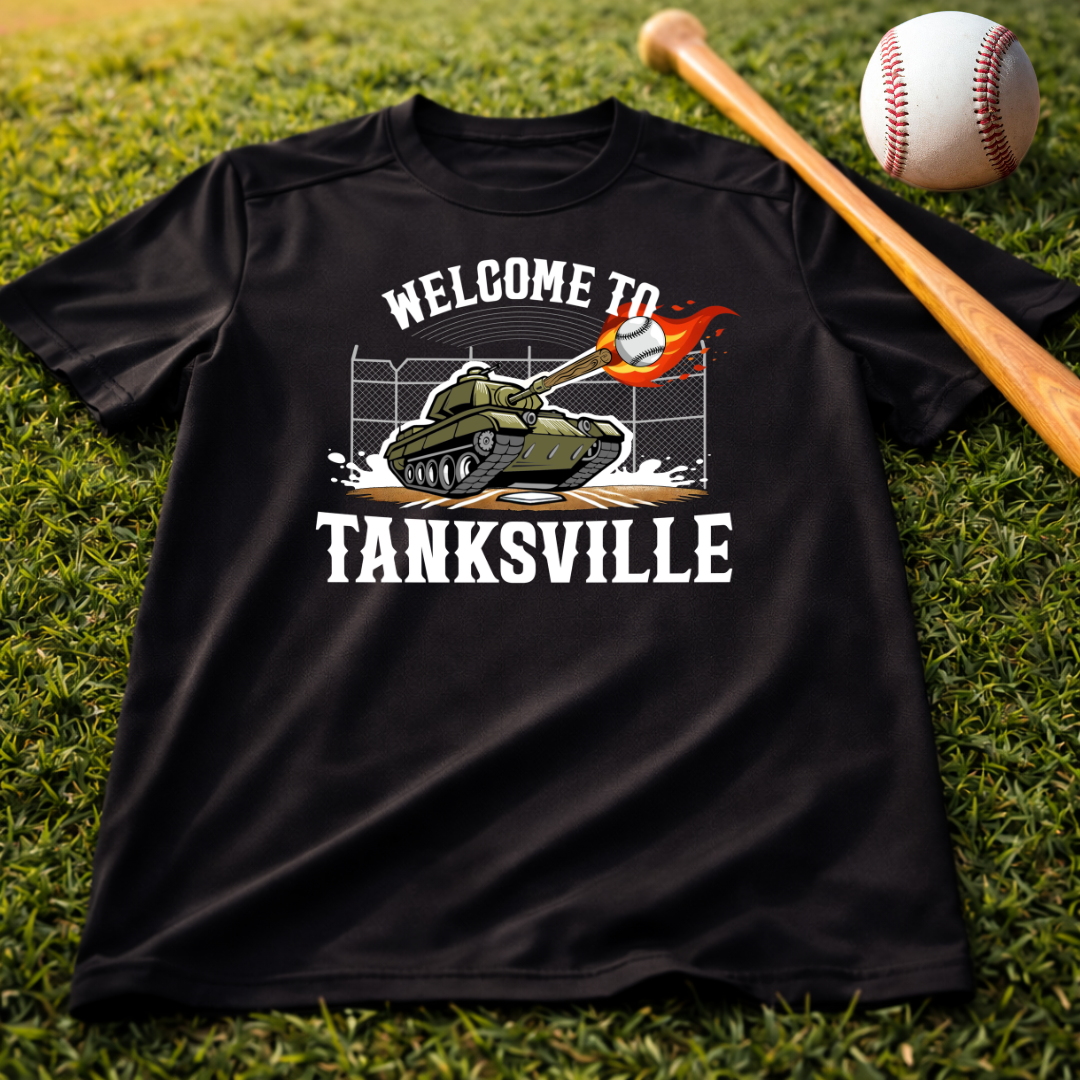 Youth Welcome To Tanksville Sport Tek Tee