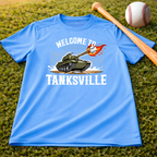 Youth Welcome To Tanksville Sport Tek Tee