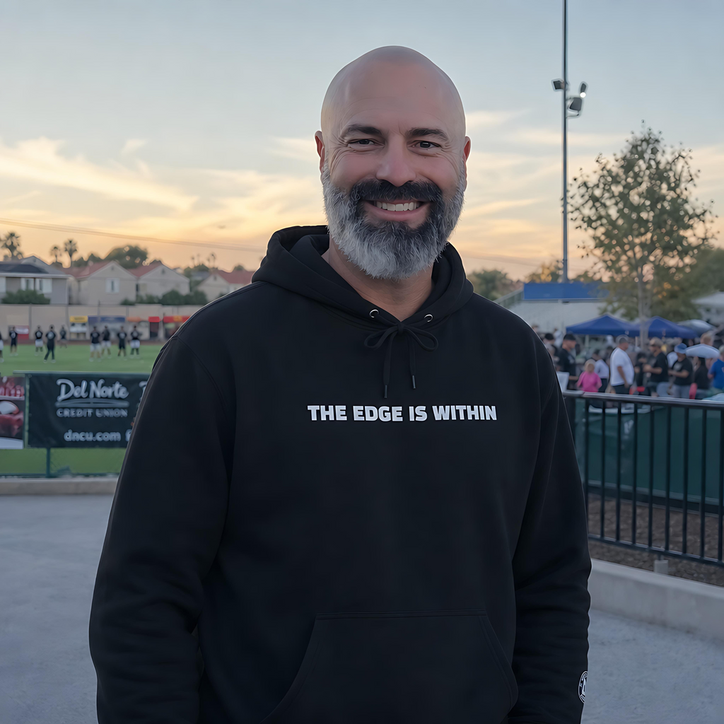 The Edge Is Within Puff Hoodie