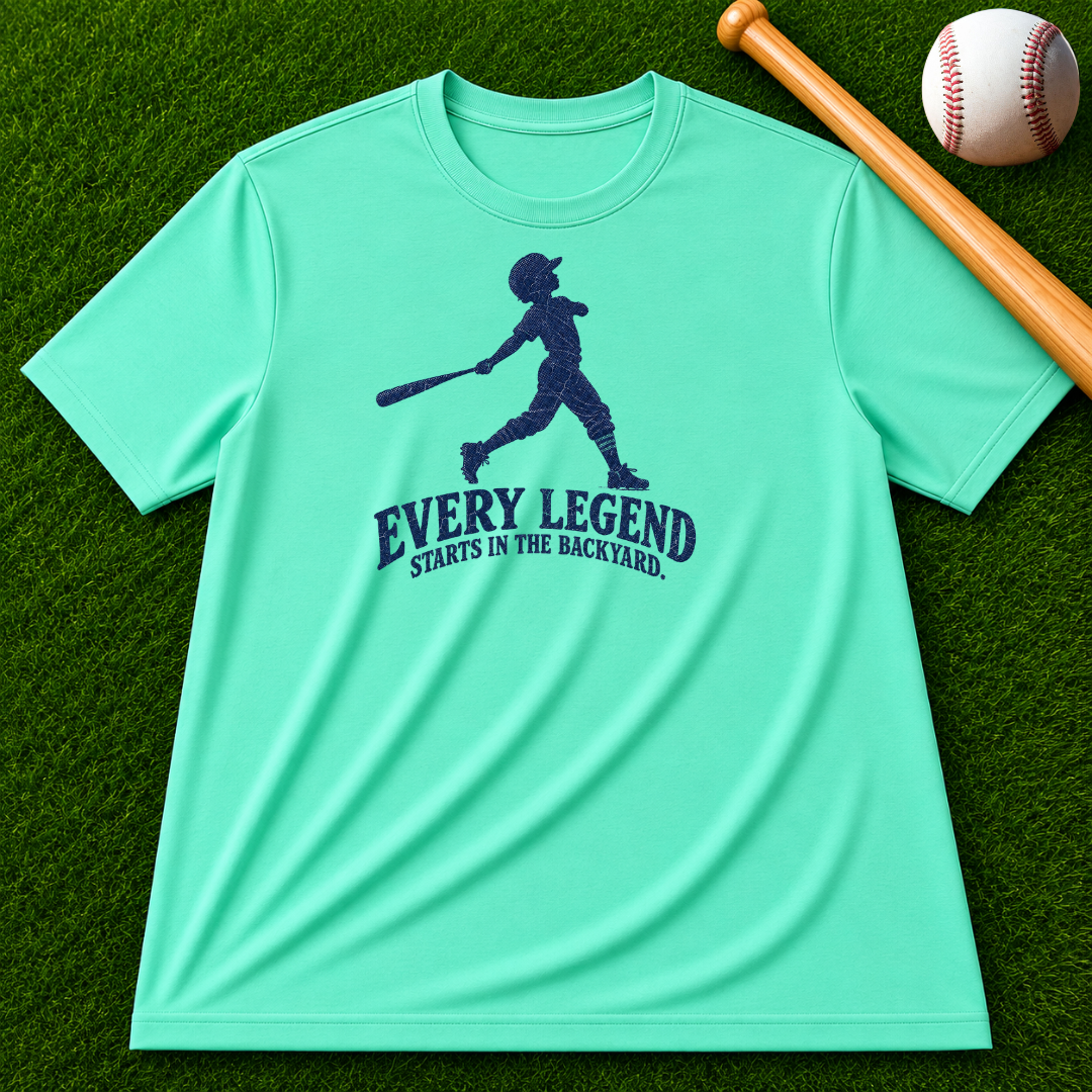 Adult Unisex  "Every Legend Starts in the Backyard" Graphic Tee