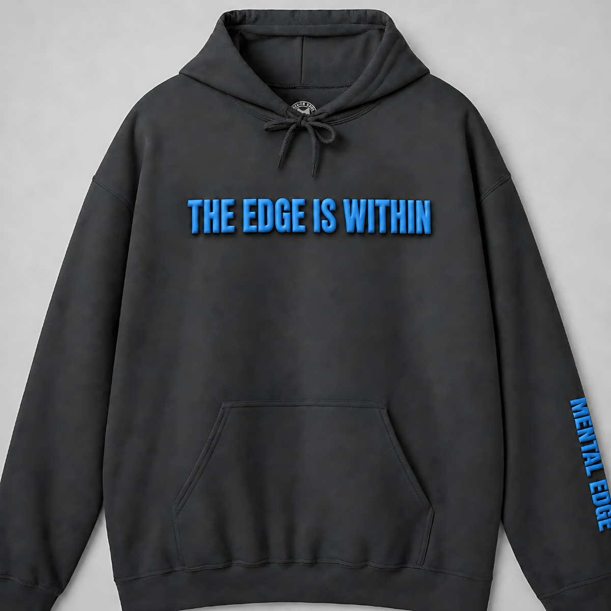 THE EDGE IS WITHIN Neon Blue Hoodie