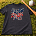 Kids Baseball Tee - "Baseball is the Bestest Sport" Vintage Graphic