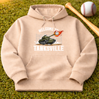 'Welcome to Tanksville' Military Tank Graphic Sweatshirt