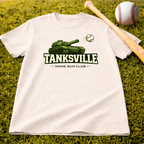 Tanksville Baseball T‑Shirt — "Home Run Club" Graphic Tee