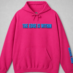 THE EDGE IS WITHIN Neon Blue Hoodie