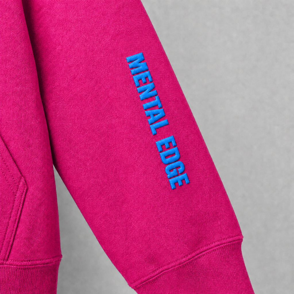 THE EDGE IS WITHIN Neon Blue Hoodie