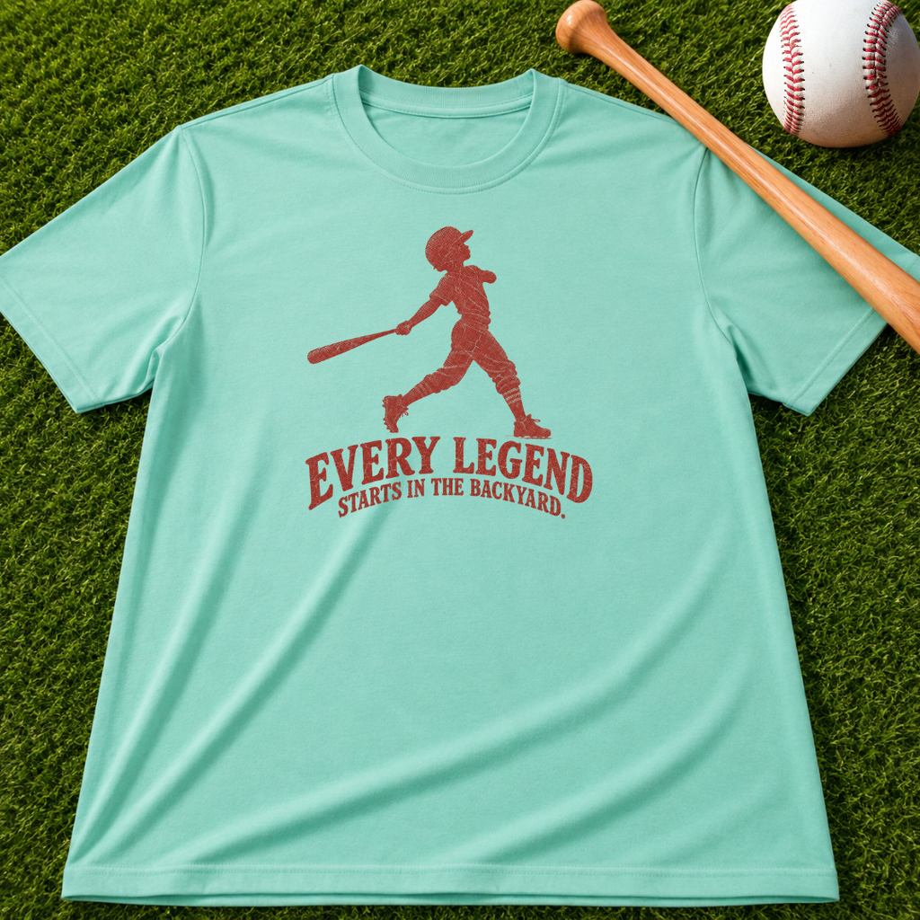 Adult Unisex "Every Legend Starts in the Backyard" Garment-Dyed T-shirt