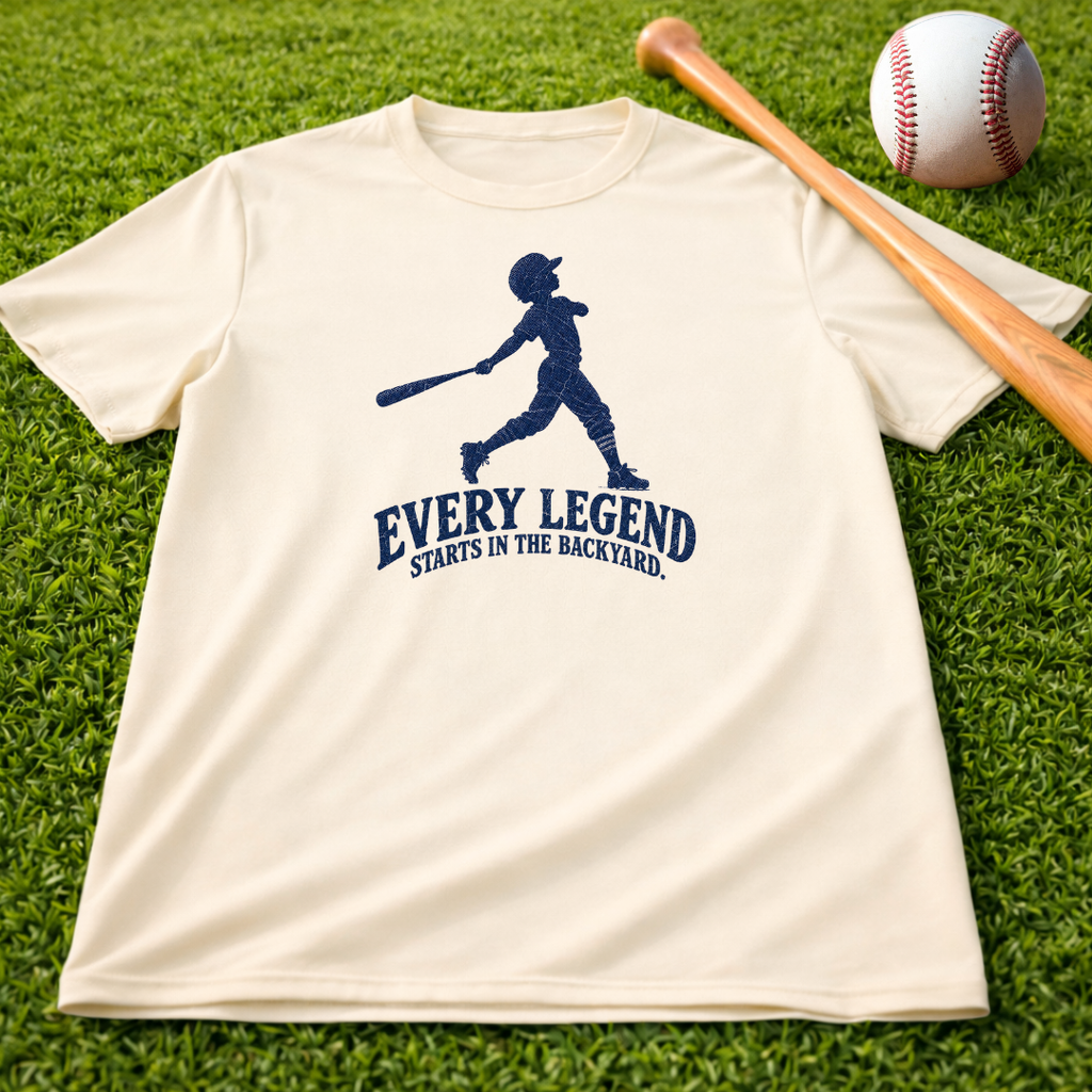 Adult Unisex  "Every Legend Starts in the Backyard" Graphic Tee