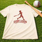 Adult Unisex "Every Legend Starts in the Backyard" Garment-Dyed T-shirt