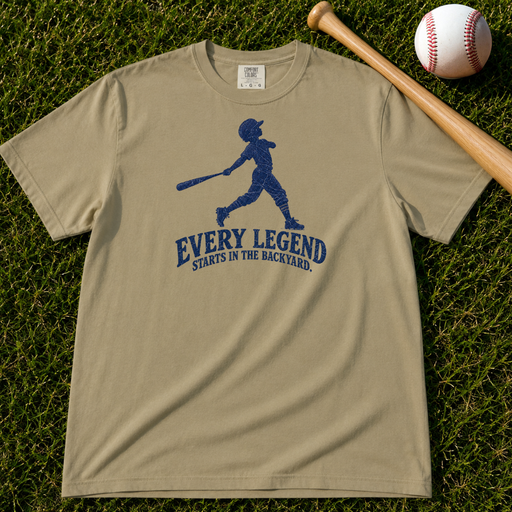 Adult Unisex  "Every Legend Starts in the Backyard" Graphic Tee