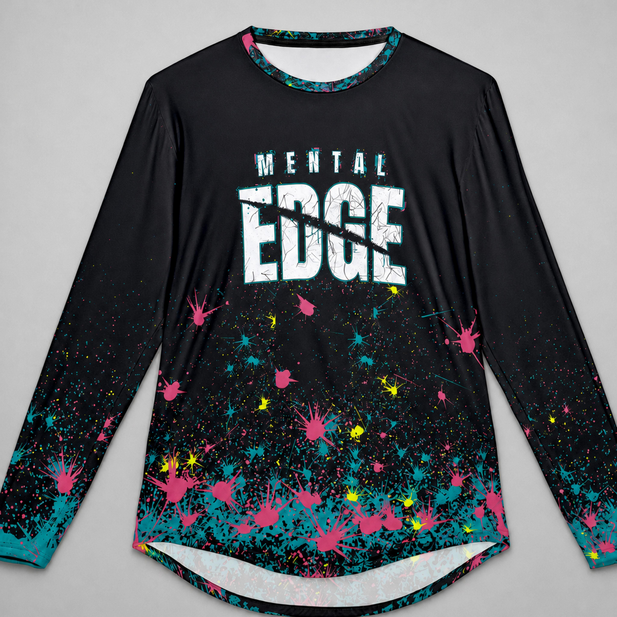 Mental Edge Neon Loud Splatter UV Long Sleeve