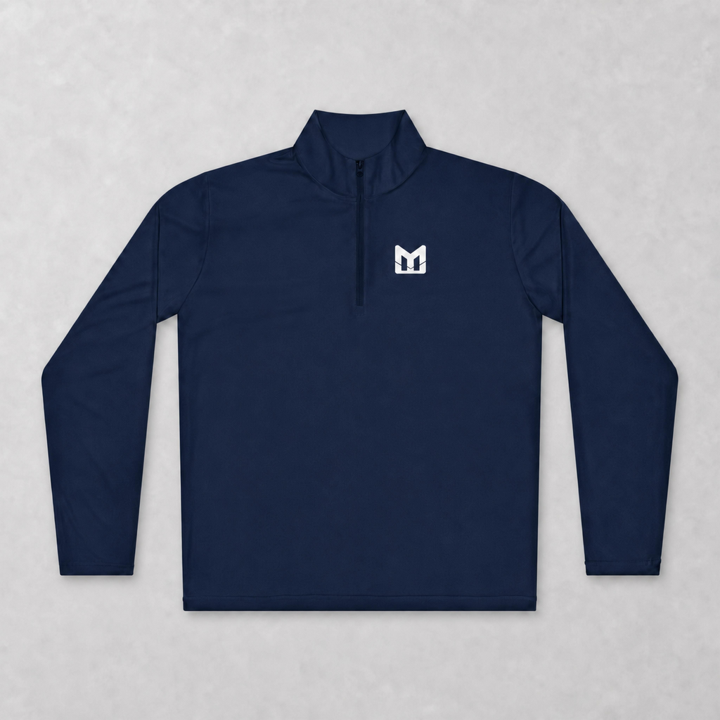 Mental Edge Minimalist Logo Quarter-Zip Pullover