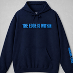 THE EDGE IS WITHIN Neon Blue Hoodie