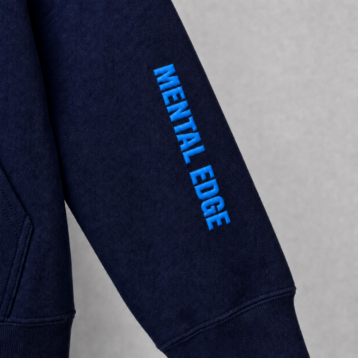 THE EDGE IS WITHIN Neon Blue Hoodie
