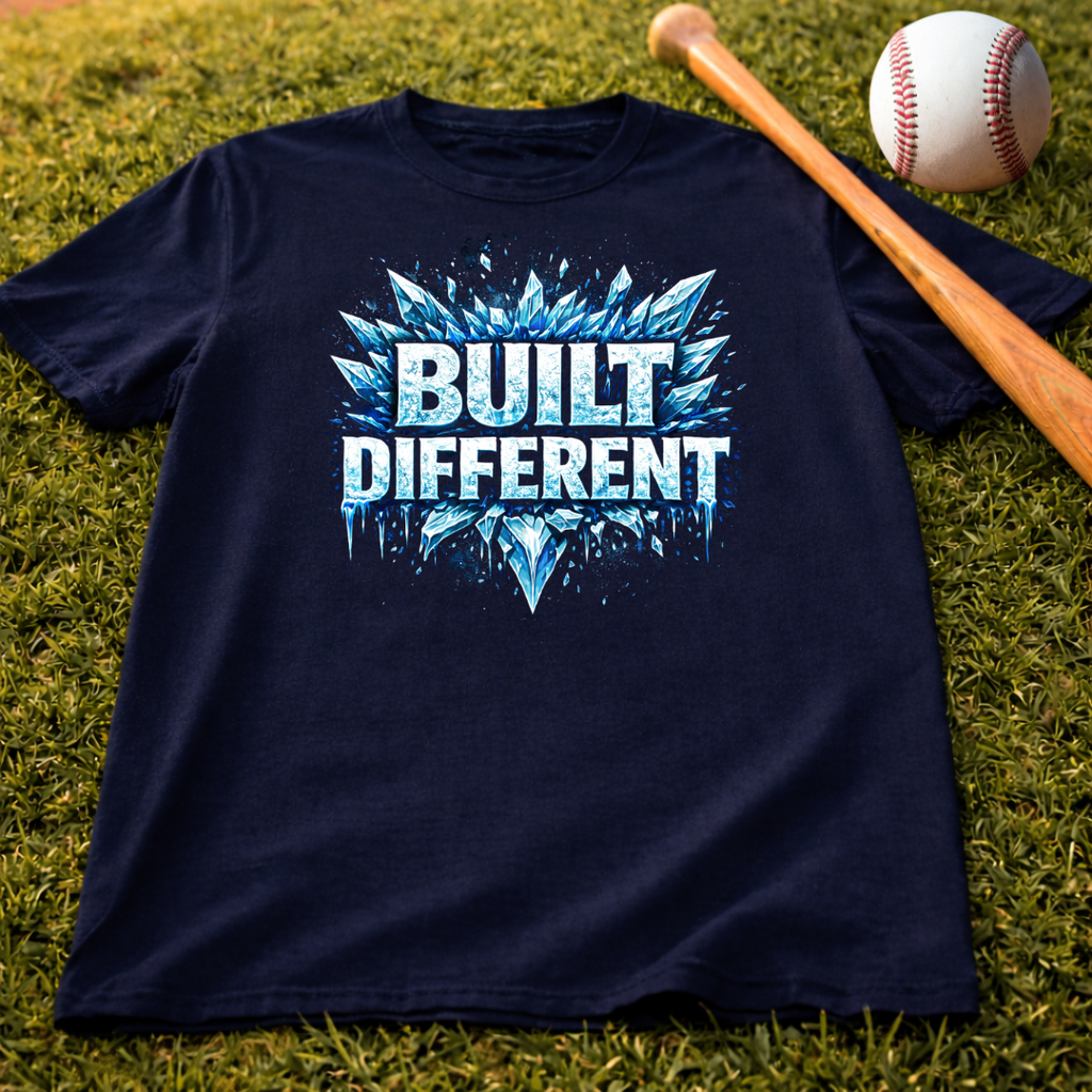 Kids "Built Different" Graphic Tee for Boys & Girls, Cool Motivational Shirt