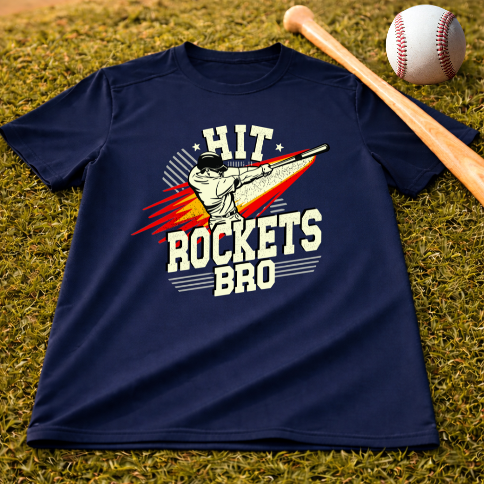 Youth "Hit Rockets Bro" Sports Dri Fit Shirt