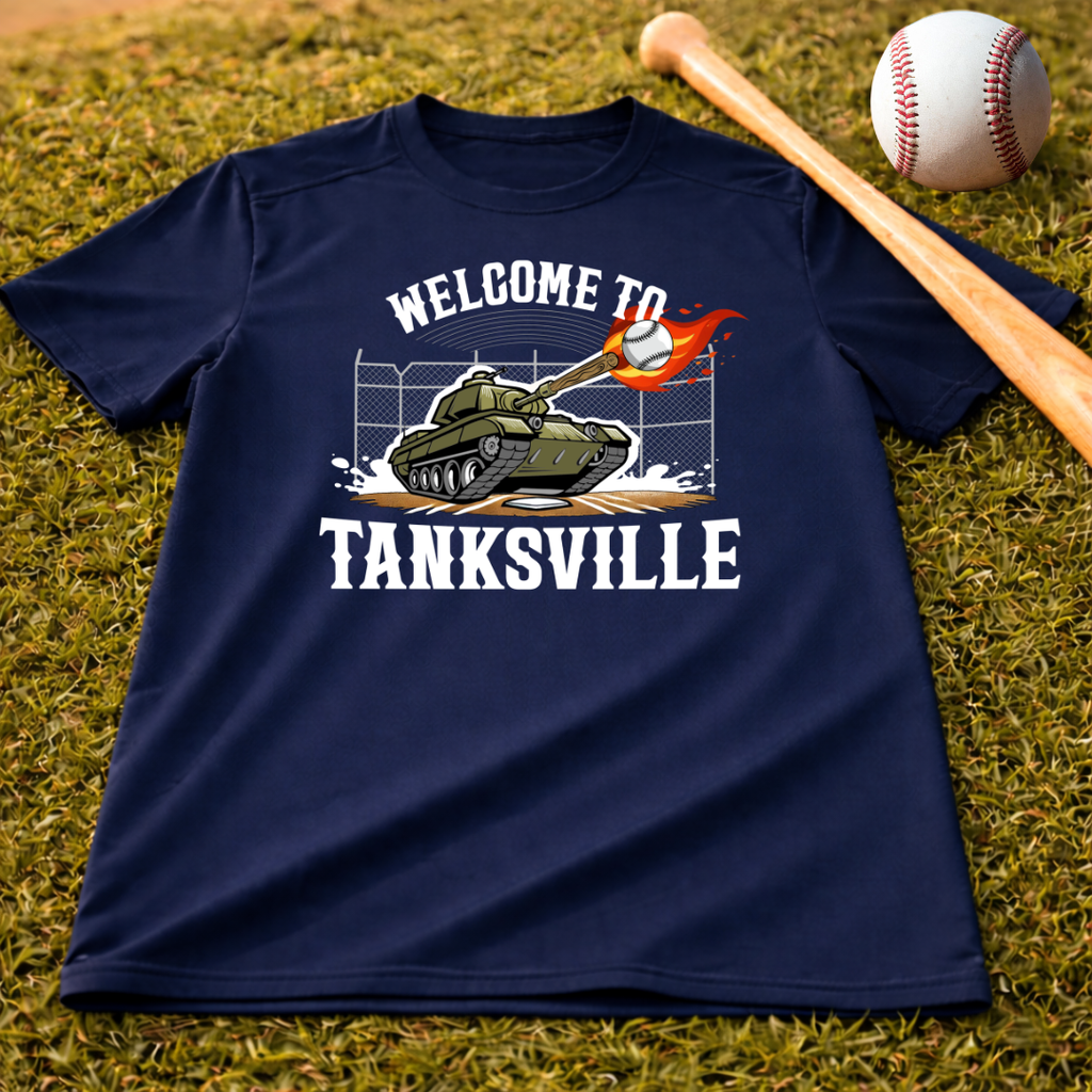 Youth Welcome To Tanksville Sport Tek Tee