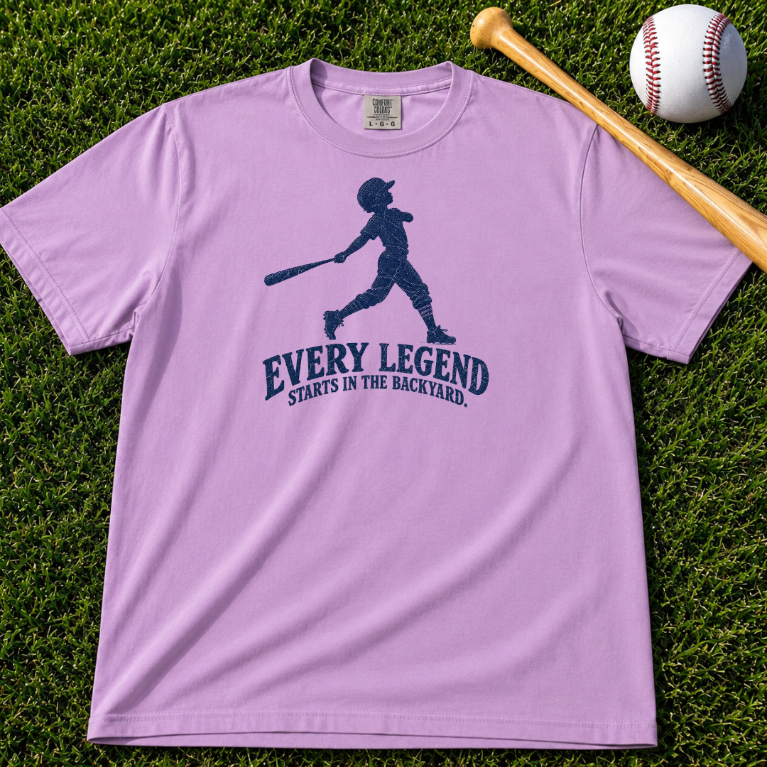 Adult Unisex  "Every Legend Starts in the Backyard" Graphic Tee
