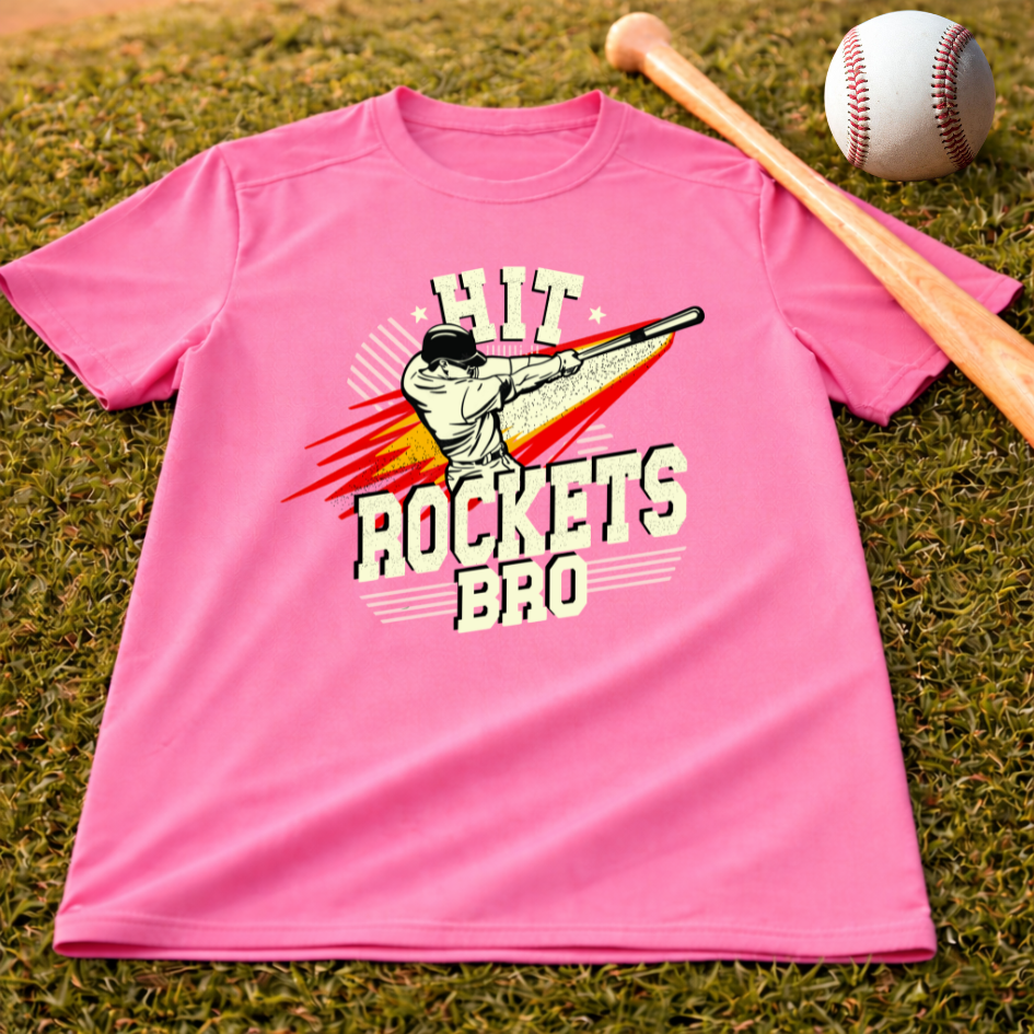 Youth "Hit Rockets Bro" Sports Dri Fit Shirt