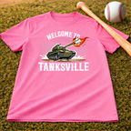 Youth Welcome To Tanksville Sport Tek Tee