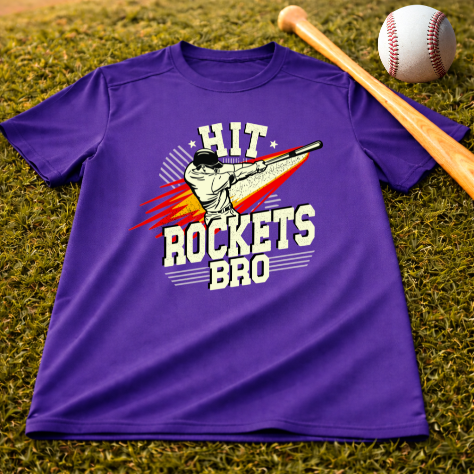 Youth "Hit Rockets Bro" Sports Dri Fit Shirt