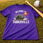 Youth Welcome To Tanksville Sport Tek Tee