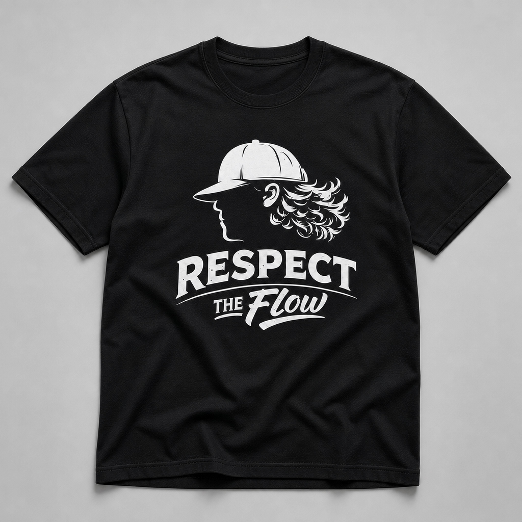 Kids Respect the Flow Baseball T-Shirt