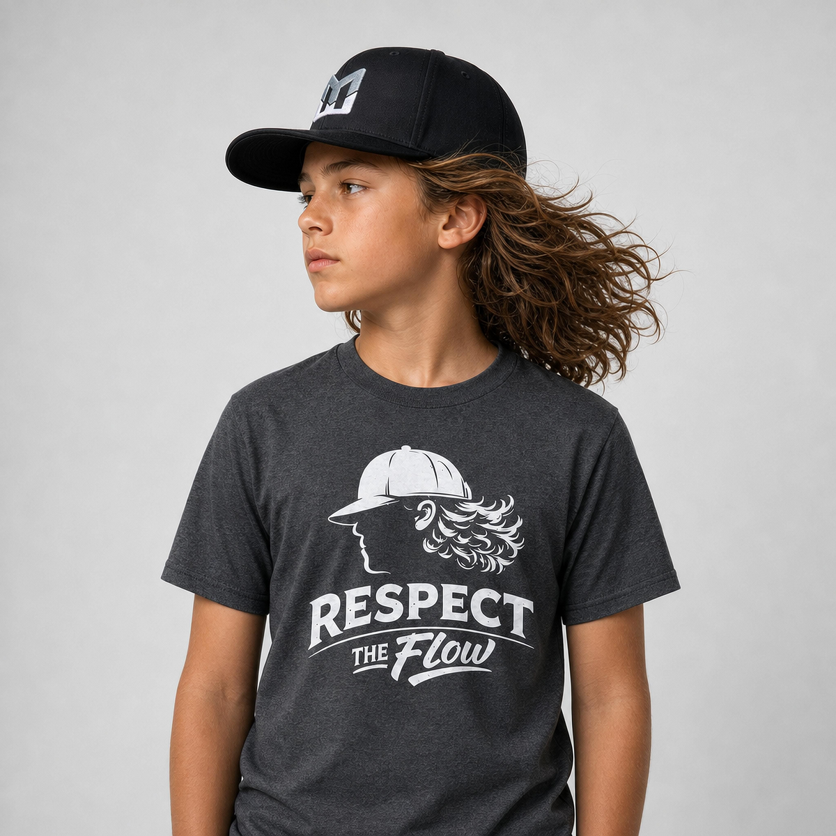 Kids Respect the Flow Baseball T-Shirt