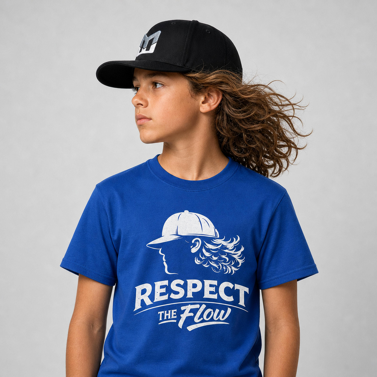 Kids Respect the Flow Baseball T-Shirt