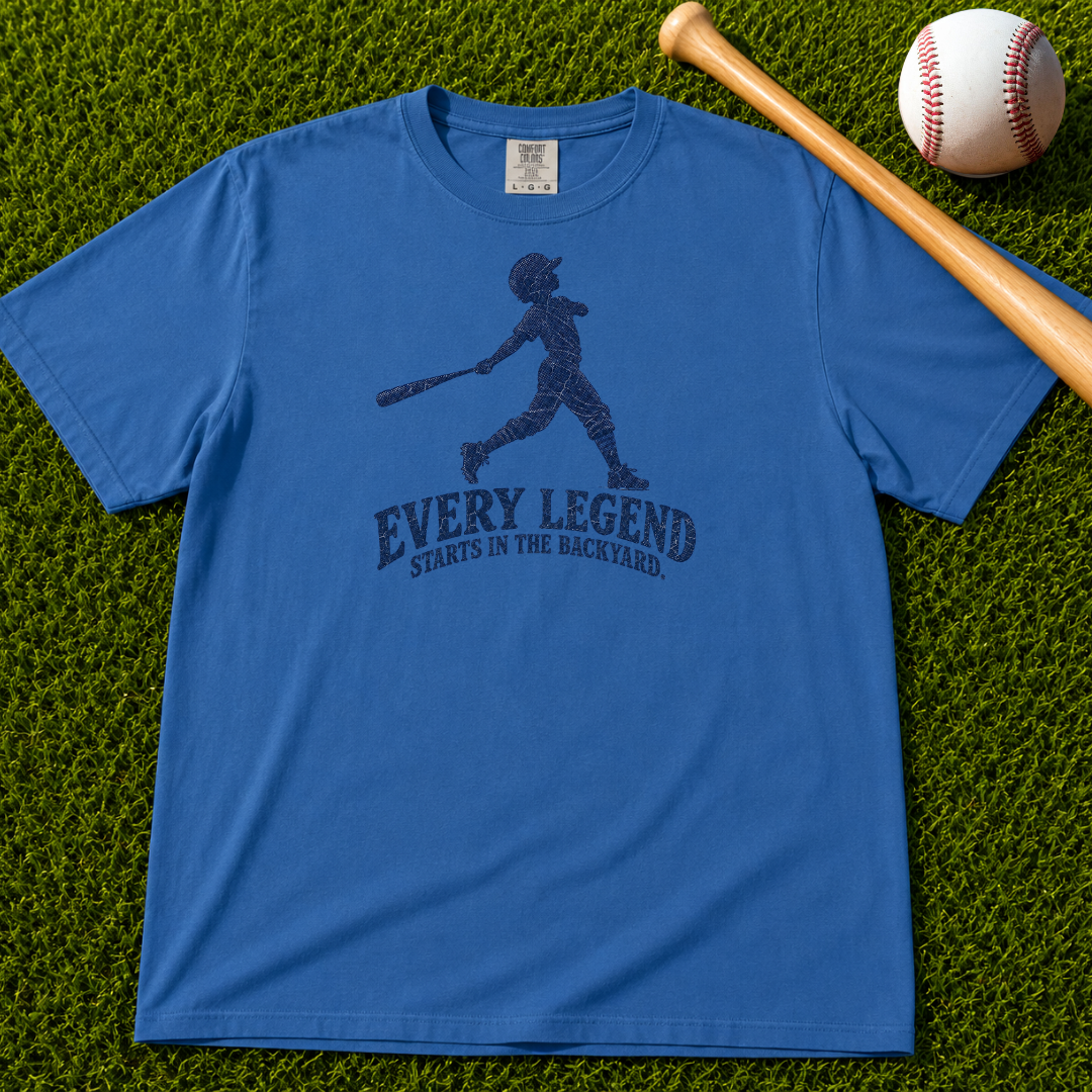 Adult Unisex  "Every Legend Starts in the Backyard" Graphic Tee