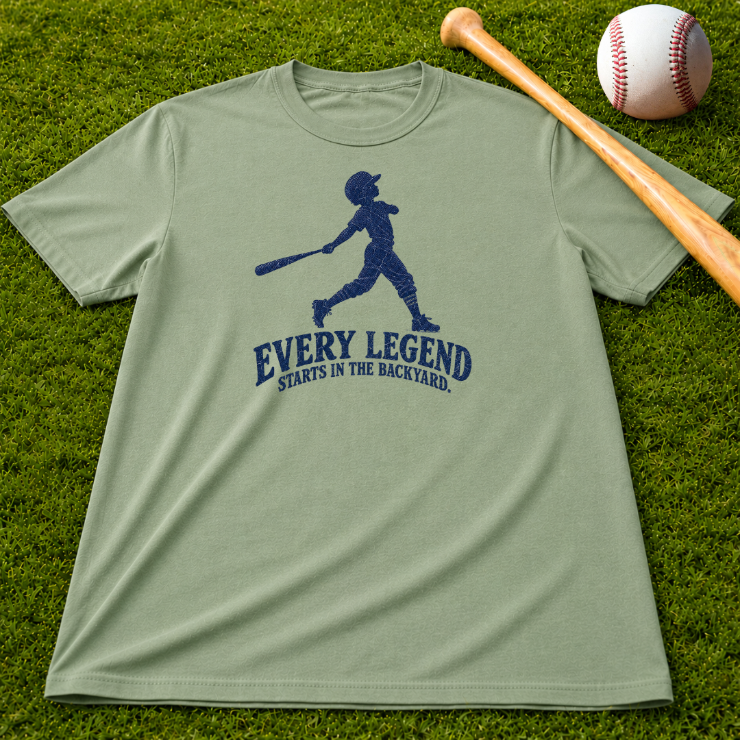 Adult Unisex  "Every Legend Starts in the Backyard" Graphic Tee