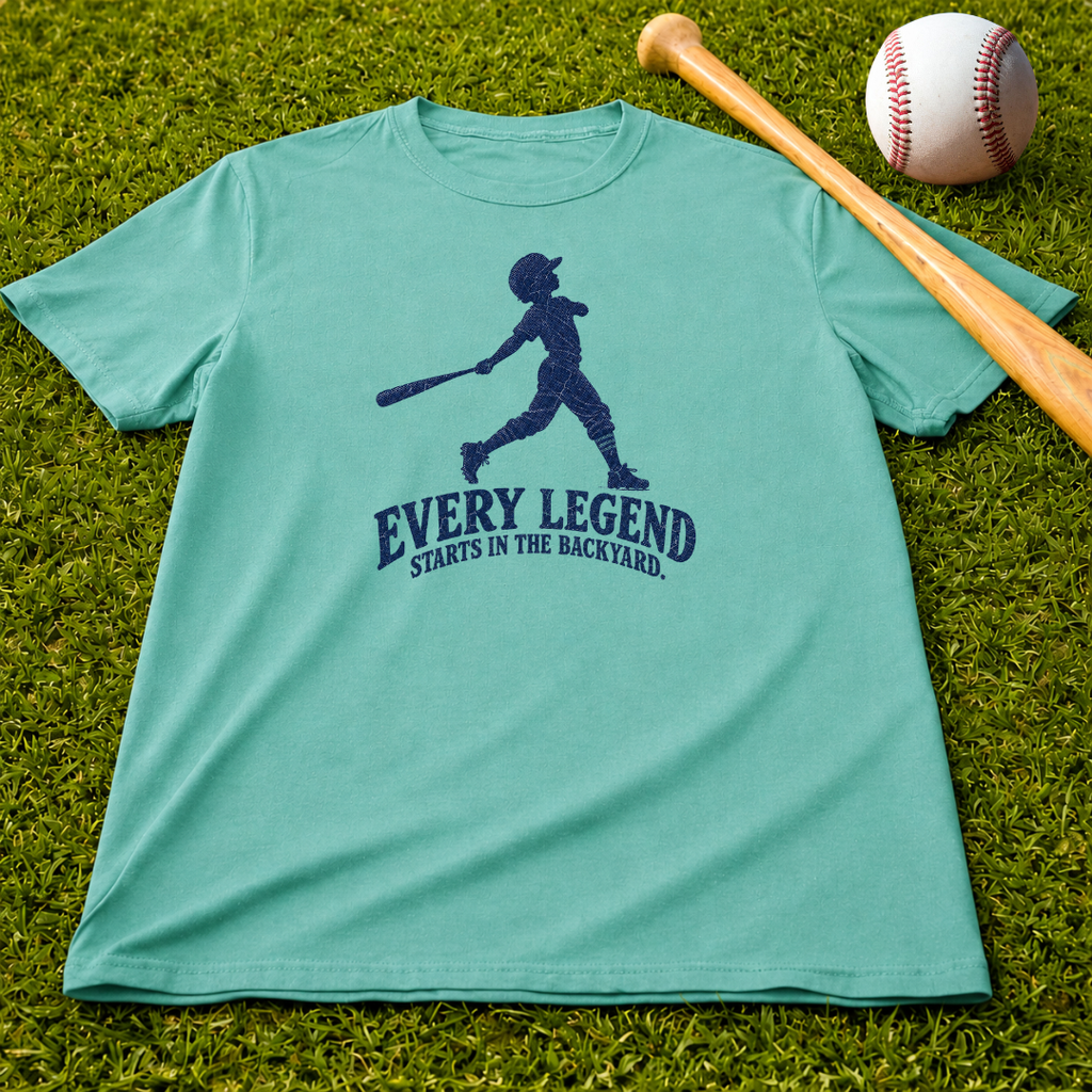 Adult Unisex  "Every Legend Starts in the Backyard" Graphic Tee