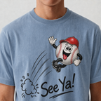 See Ya! Retro Cartoon Character T-Shirt - Adult Unisex