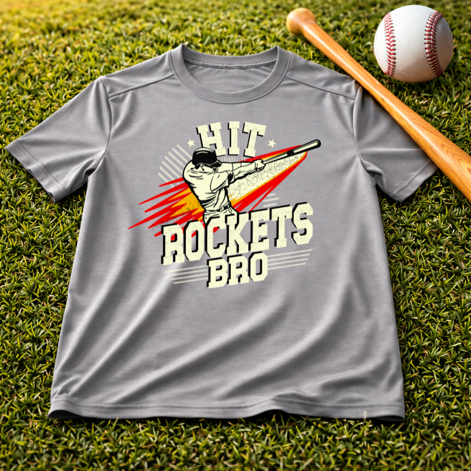 Youth "Hit Rockets Bro" Sports Dri Fit Shirt